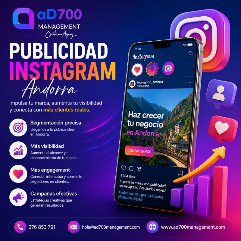 Mejora tu Presencia Online con Publicidad Instagram Andorra
